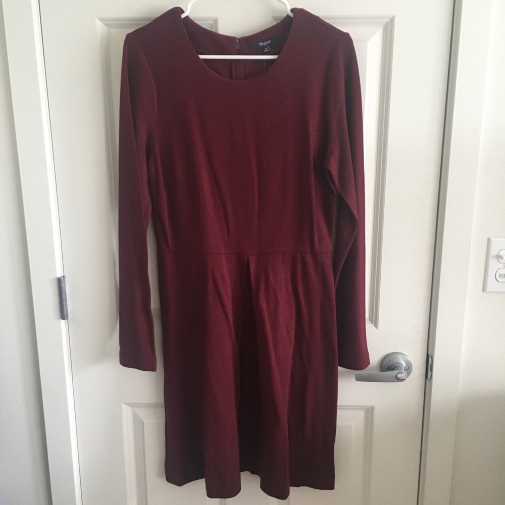 Madewell burgundy dress